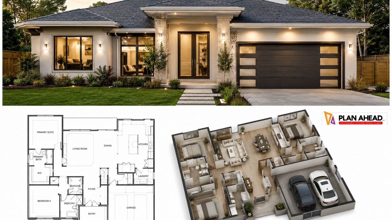 Modern 1500 to 2000 Sq Ft House Plans
